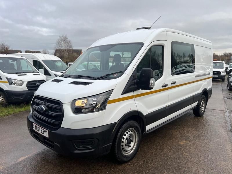 Used Ford Transit 130 HP (95 kW) 2021 White Van