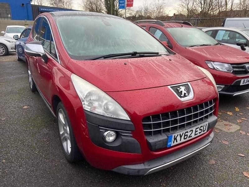 Red Used 2012 Peugeot 3008 Allure SUV | £5,990 (Fair price) - Image 1/4