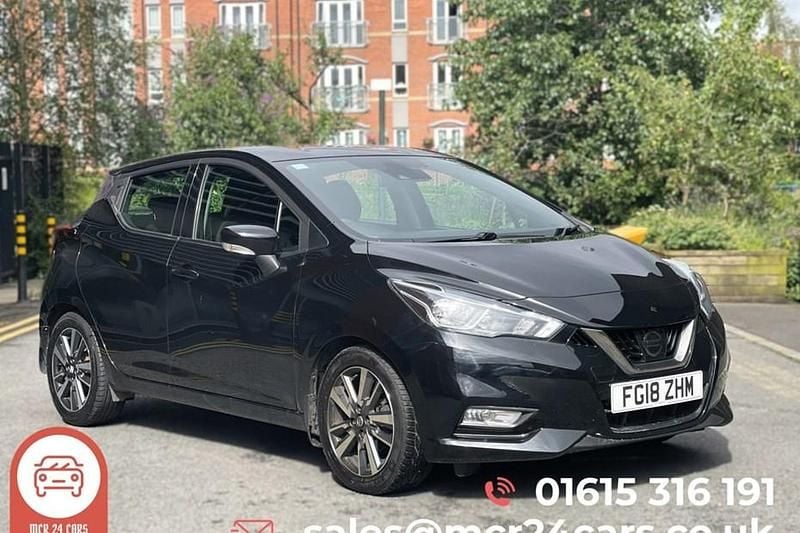 Black Used 2018 Nissan Micra Acenta Limited Edition Hatchback | £7,275 (Fair price) - Image 1/1