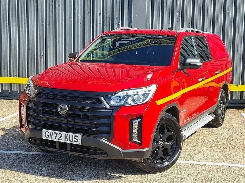 Used SsangYong Musso 187 HP (137 kW) 2022 Red Pickup