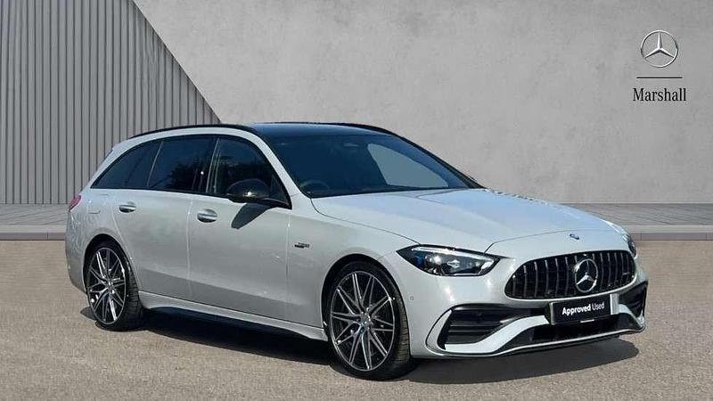 Grey Used 2025 Mercedes C43 AMG Premium Plus Estate | £58,980 (Expensive) - Image 1/4