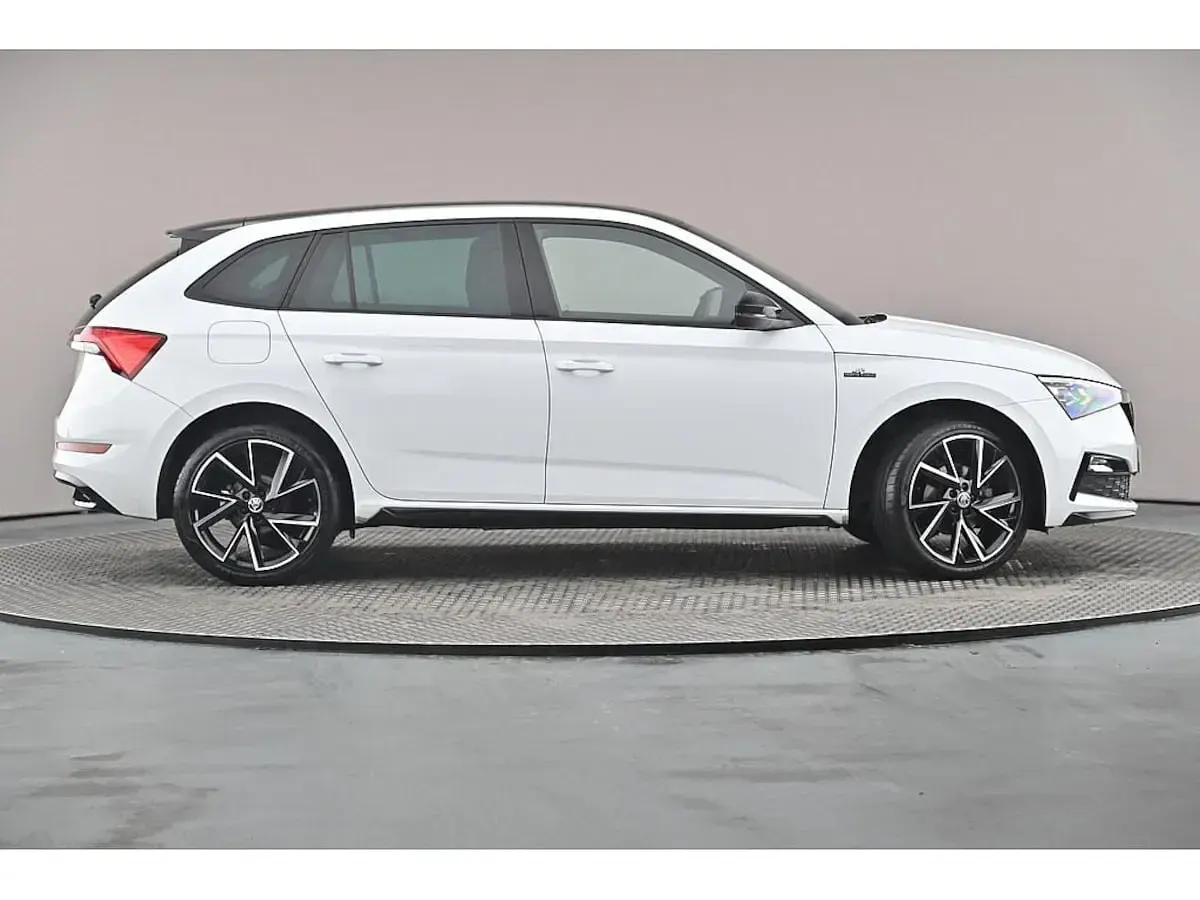 Used Skoda Scala Monte Carlo 81 HP (59 kW) 2023 Moon white metallic Hatchback