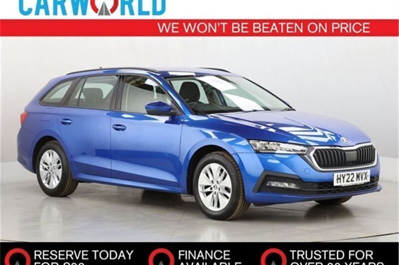 Blue Used 2022 Skoda Octavia SE Technology Estate | £12,840 (A bit pricey) - Image 1/3