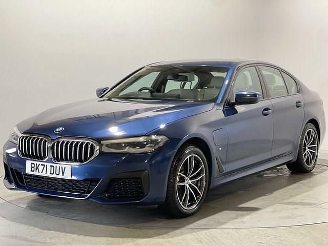 Used BMW 530e M Sport 292 HP (214 kW) 2021 Blue Sedan