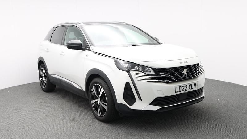 White Used 2022 Peugeot 3008 GTi Hatchback | £17,999 (Fair price) - Image 1/4