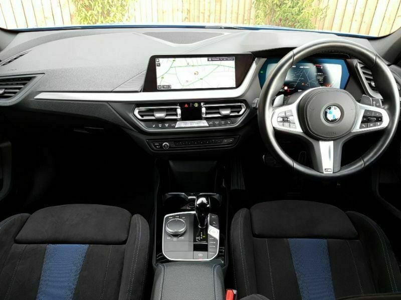 Used BMW M135 M Sport 302 HP (222 kW) 2021 Blue Hatchback