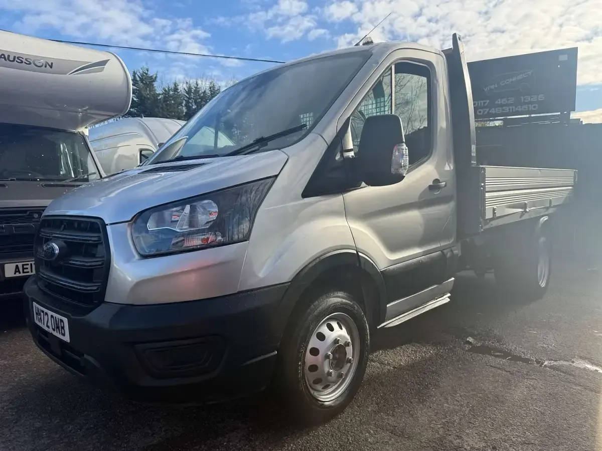Used Ford Transit 130 HP (95 kW) 2022 White Cabriolet