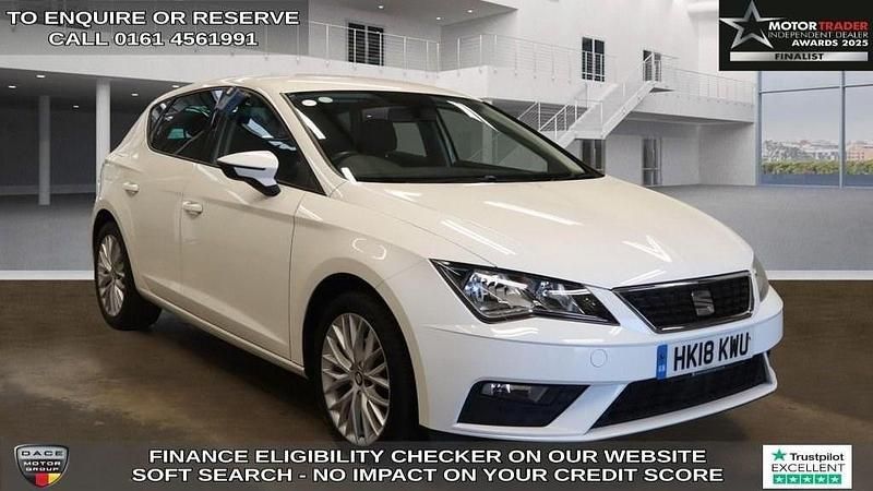 White Used 2018 Seat Leon SE Dynamic Hatchback | £9,970 (Fair price) - Image 1/4