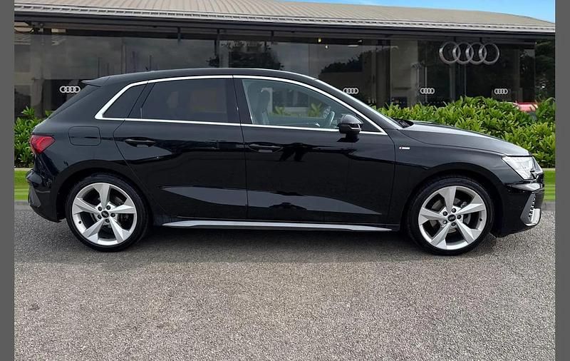Used Audi A3 S-Line 147 HP (108 kW) 2022 Black Sedan