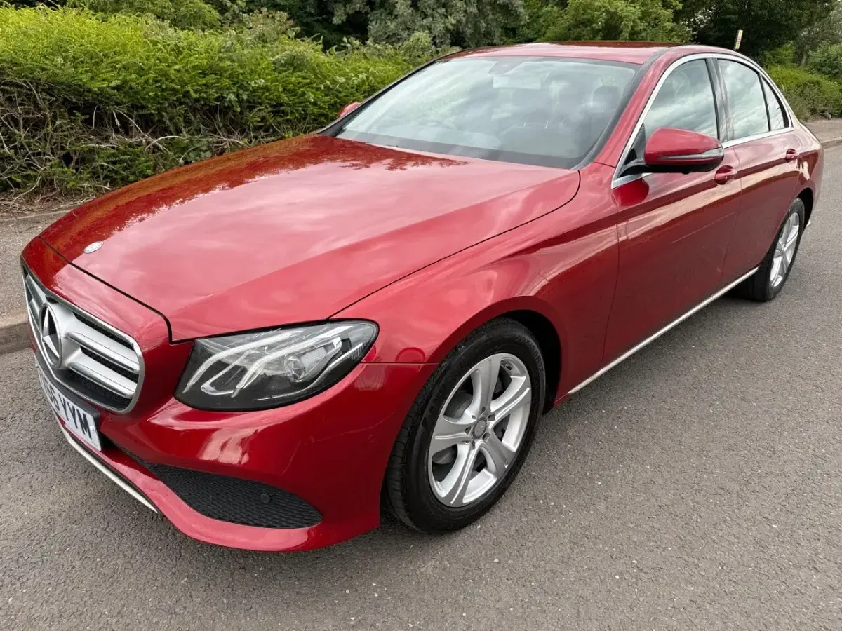Used Mercedes E220 SE 191 HP (140 kW) 2017 Red Sedan