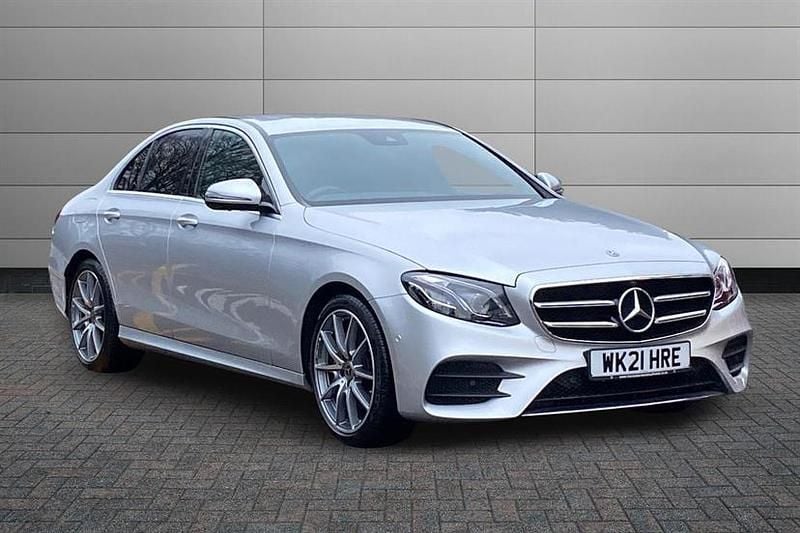 Silver Used 2021 Mercedes E200 AMG line Sedan | £25,490 (Good price) - Image 1/4
