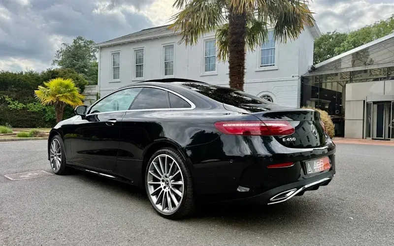 Used Mercedes E450 AMG Line Premium Plus 367 HP (269 kW) 2018 Black Coupe