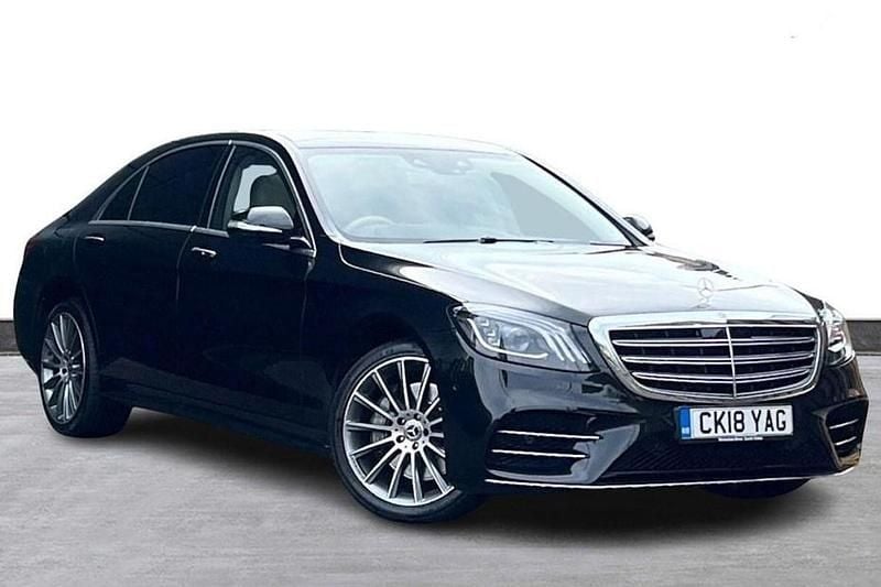 Black Used 2018 Mercedes S350 AMG Line Premium Plus Sedan | £32,948 (Fair price) - Image 1/1