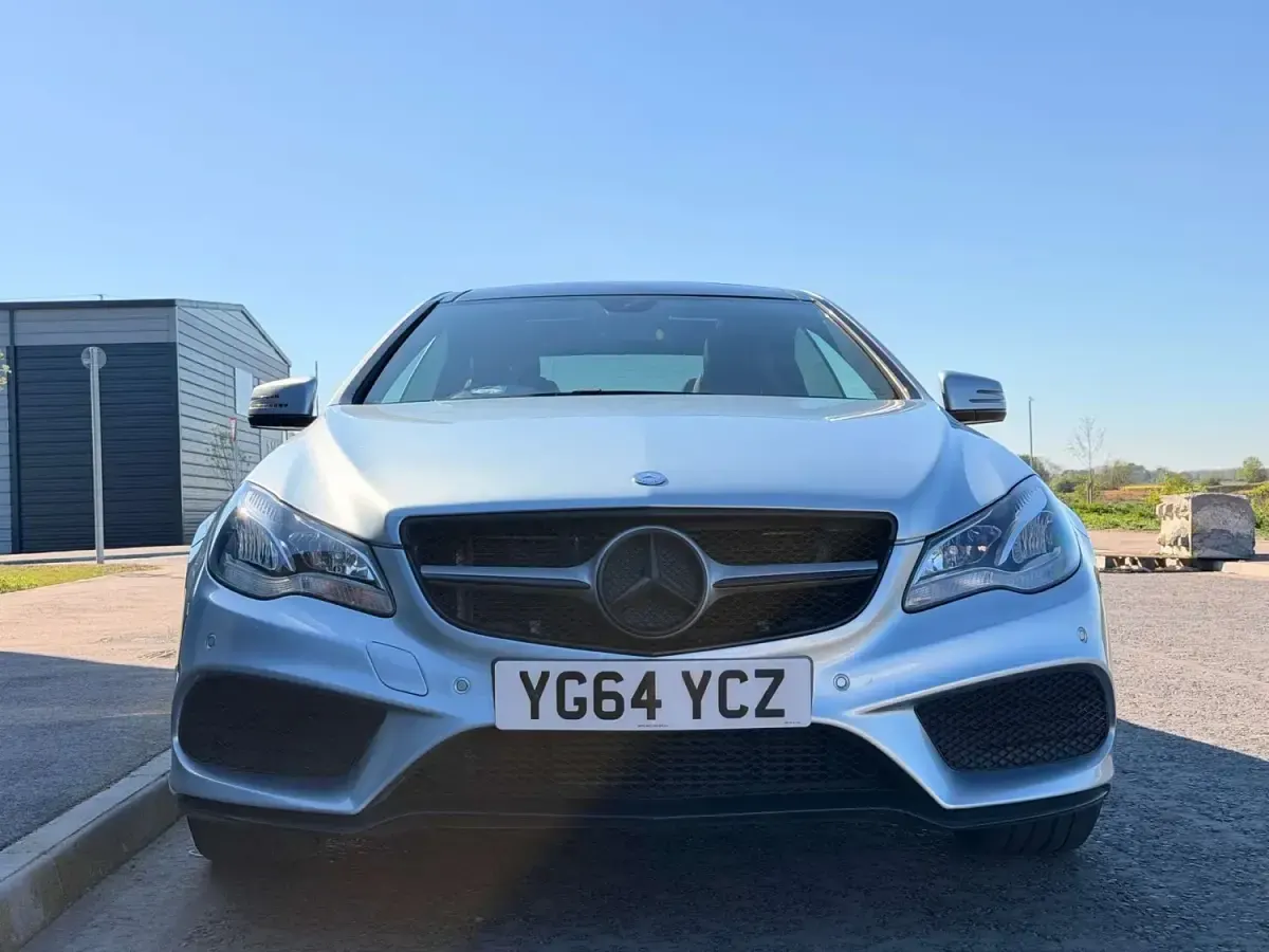 Begagnad Mercedes E250 AMG 204 HK (150 kW) 2014 Silver Sportkupé