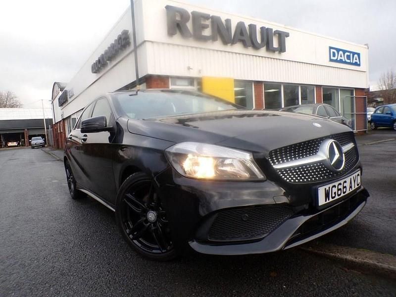 Black Used 2016 Mercedes A180 AMG line Hatchback | £10,395 (Fair price) - Image 1/4