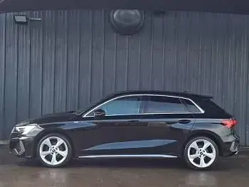 Used Audi A3 S-Line 150 HP (110 kW) 2022 Black Sedan