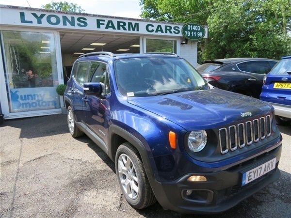 Blue Used 2017 Jeep Renegade Longitude SUV | £6,495 (Fair price) - Image 1/1