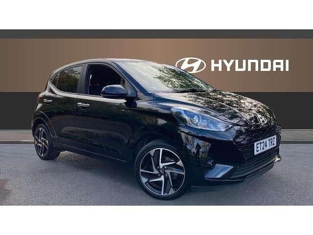 Black Used 2024 Hyundai i10 Premium Hatchback | £14,339 (Fair price) - Image 1/4