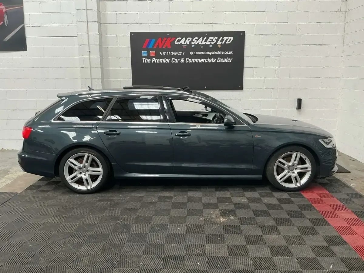 Used Audi A6 S-Line 190 HP (139 kW) 2015 Blue Estate