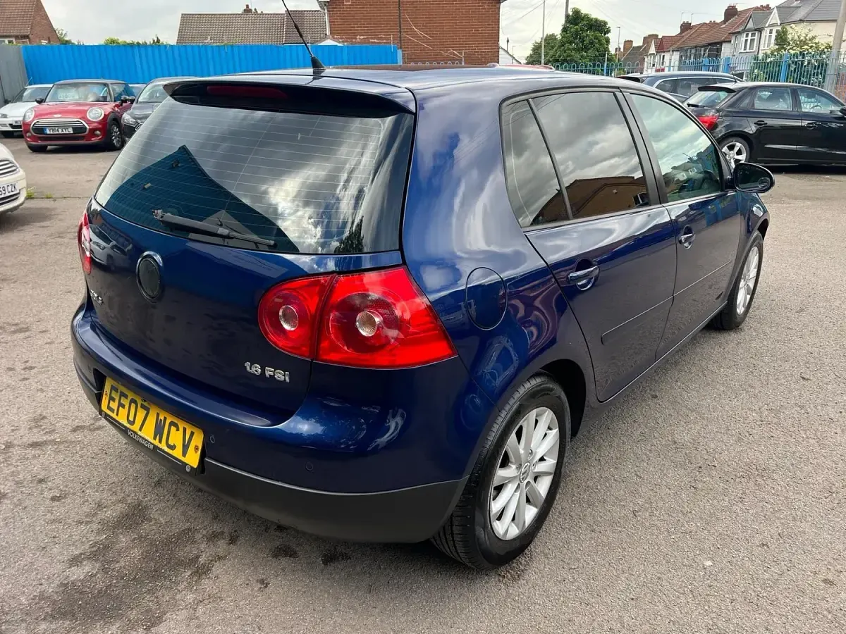 Used VW Golf V Match 2007 Blue Hatchback