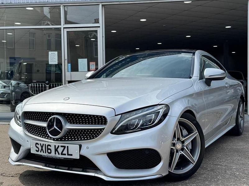 Silver Used 2016 Mercedes C300 AMG Line Premium Plus Coupe | £18,000 (A bit pricey) - Image 1/4