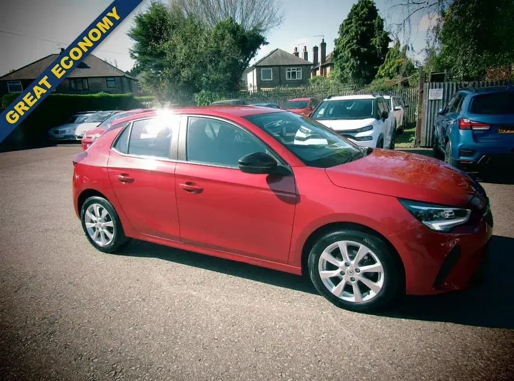Used Vauxhall Corsa Design Edition 75 HP (55 kW) 2023 Red Hatchback