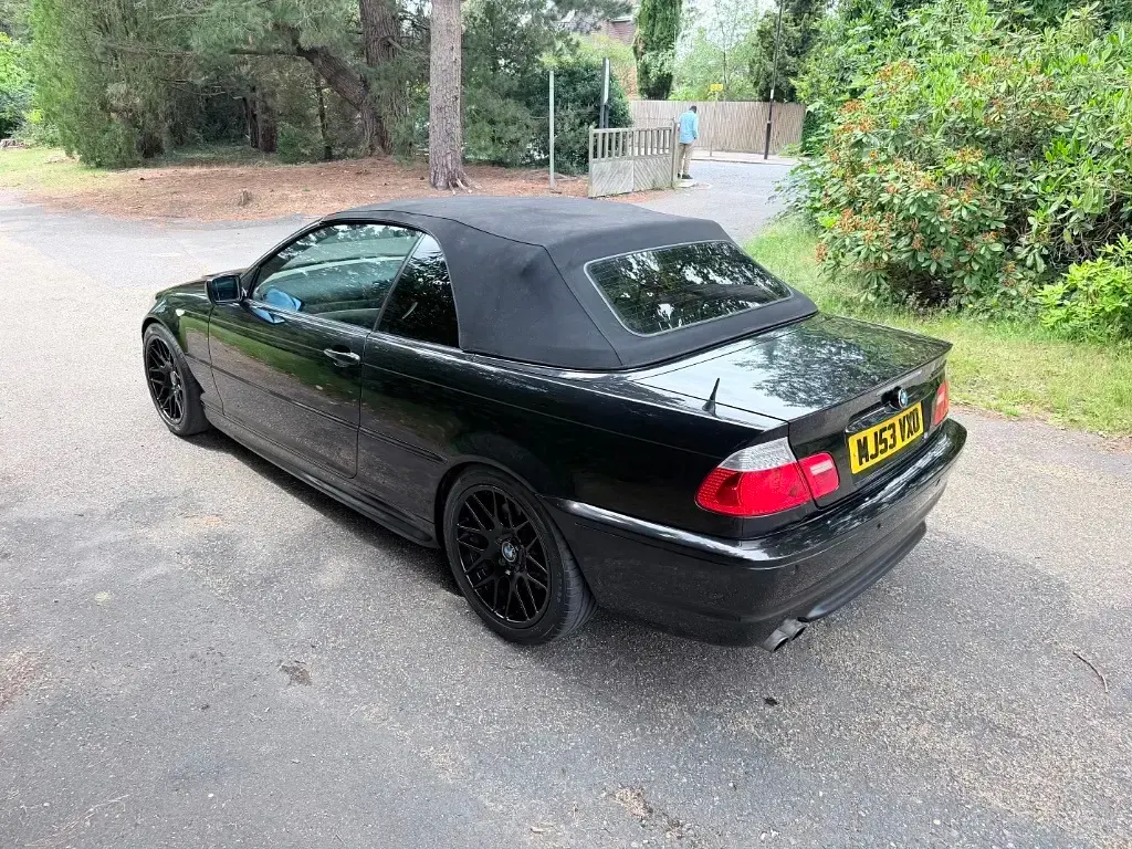Used BMW 330 Sport Line 2003 Black Cabriolet