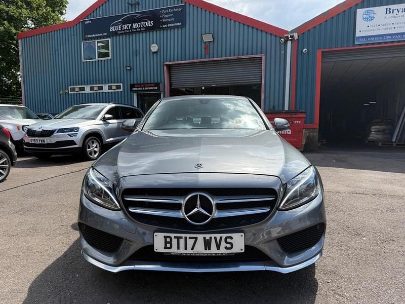 Used Mercedes C350e AMG line 293 HP (215 kW) 2017 Grey Sedan