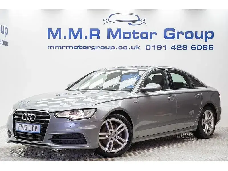 Usado Audi A6 S-Line 177 HP (130 kW) 2013 Cinzento Sedan