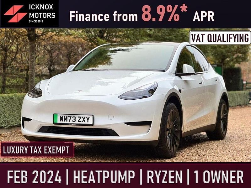 White Used 2024 Tesla Model Y RWD SUV | £25,395 (Fair price) - Image 1/4