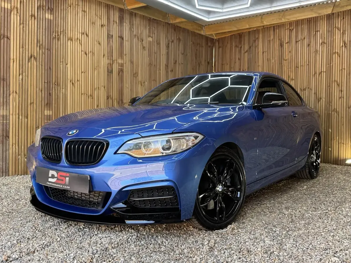 Used BMW M235 M Sport 326 HP (239 kW) 2016 Blue Coupe