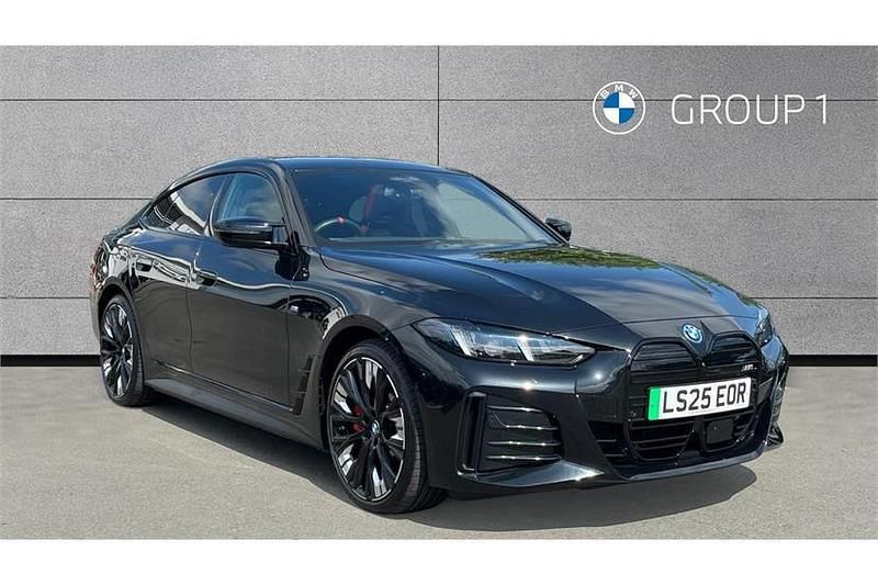 Black sapphire metallic paint New 2025 BMW i4 Shadowline Sedan | £58,990 (Super price) - Image 1/4