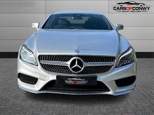 Used Mercedes CLS220 AMG line 177 HP (130 kW) 2015 Silver Coupe