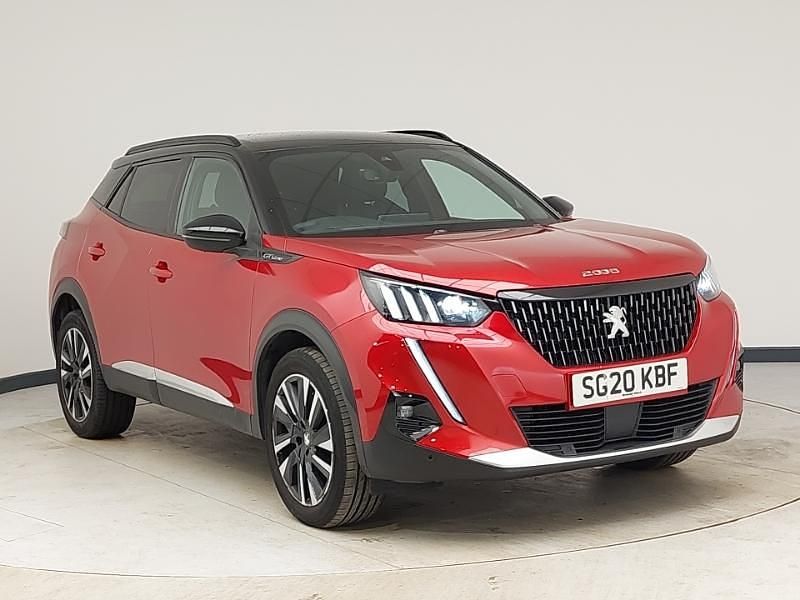 Red Used 2020 Peugeot 2008 GT-line SUV | £13,498 (A bit pricey) - Image 1/4