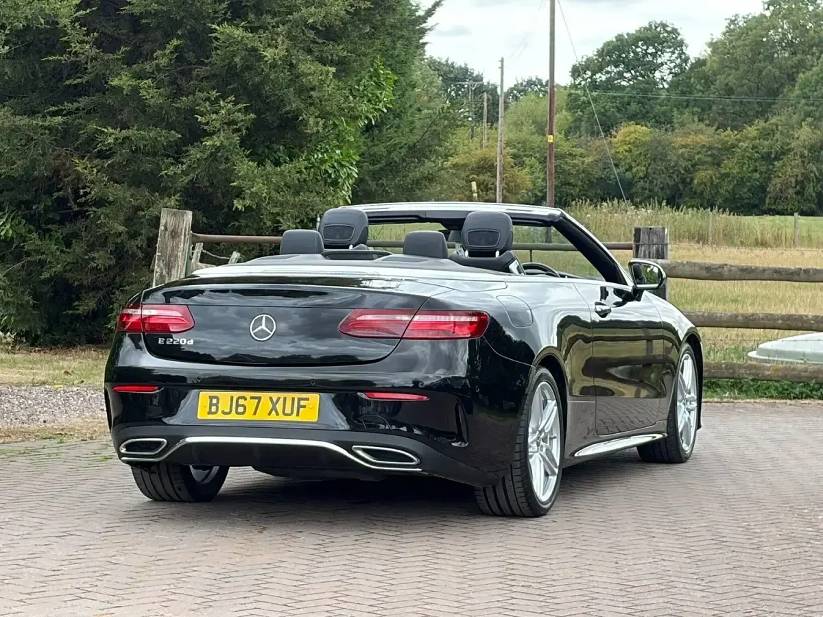 Used Mercedes E220 AMG Line Premium 2017 Black Cabriolet
