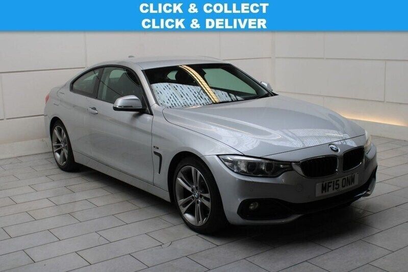 Silver Used 2015 BMW 420 Sport Line Coupe | £8,700 (Fair price) - Image 1/3