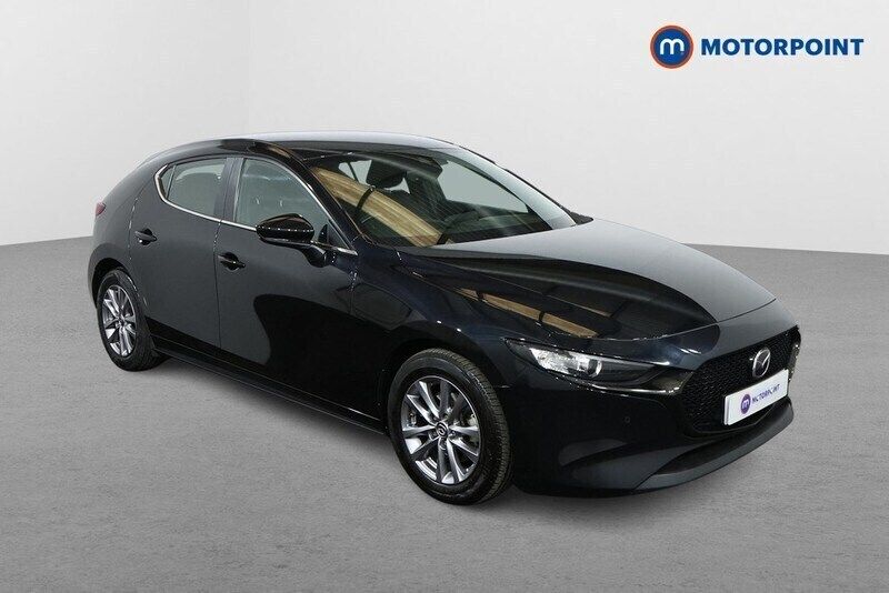 Black Used 2022 Mazda 3 Hatchback | £14,949 (Good price) - Image 1/4