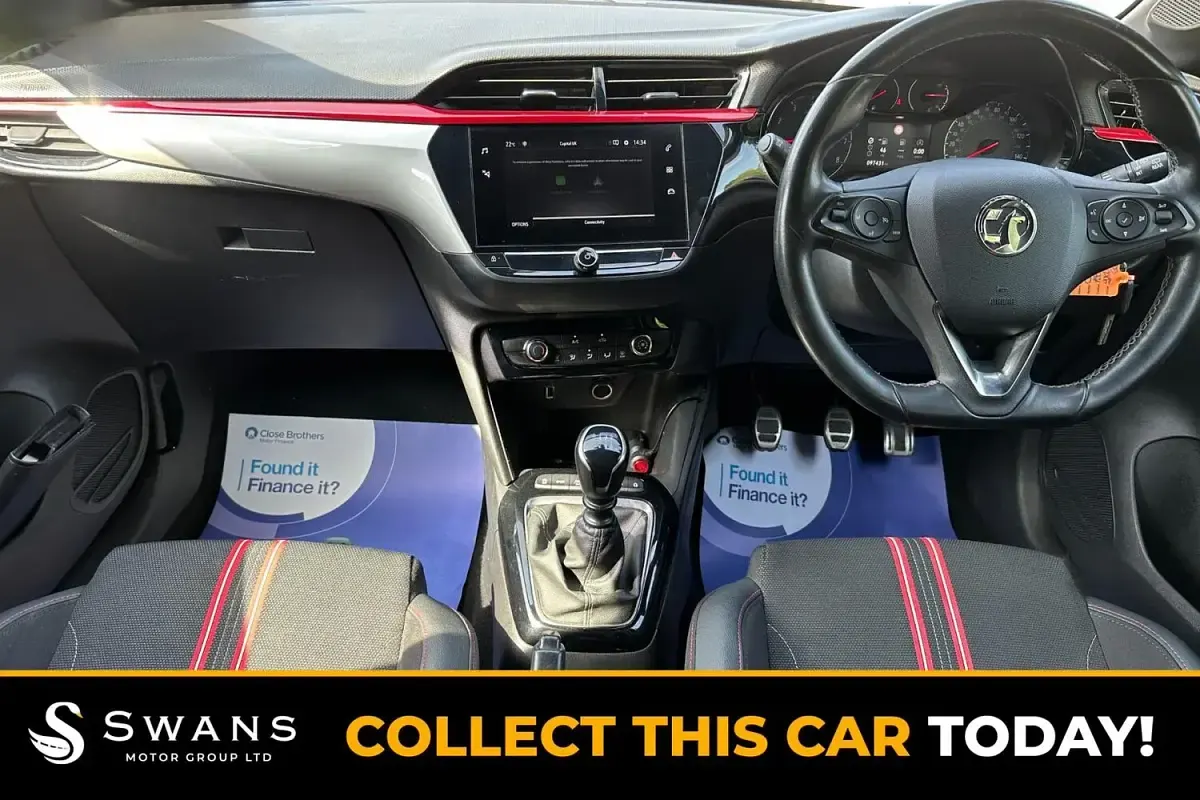 Used Vauxhall Corsa SRi 100 HP (73 kW) 2020 Orange Hatchback