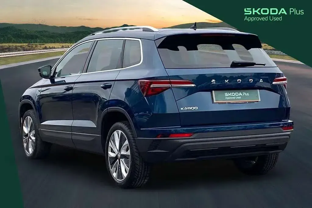 Used Skoda Karoq SE L 150 HP (110 kW) 2023 Petrol blue metallic SUV