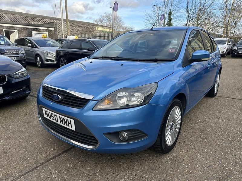 Used Ford Focus Titanium 2010 Blue Hatchback