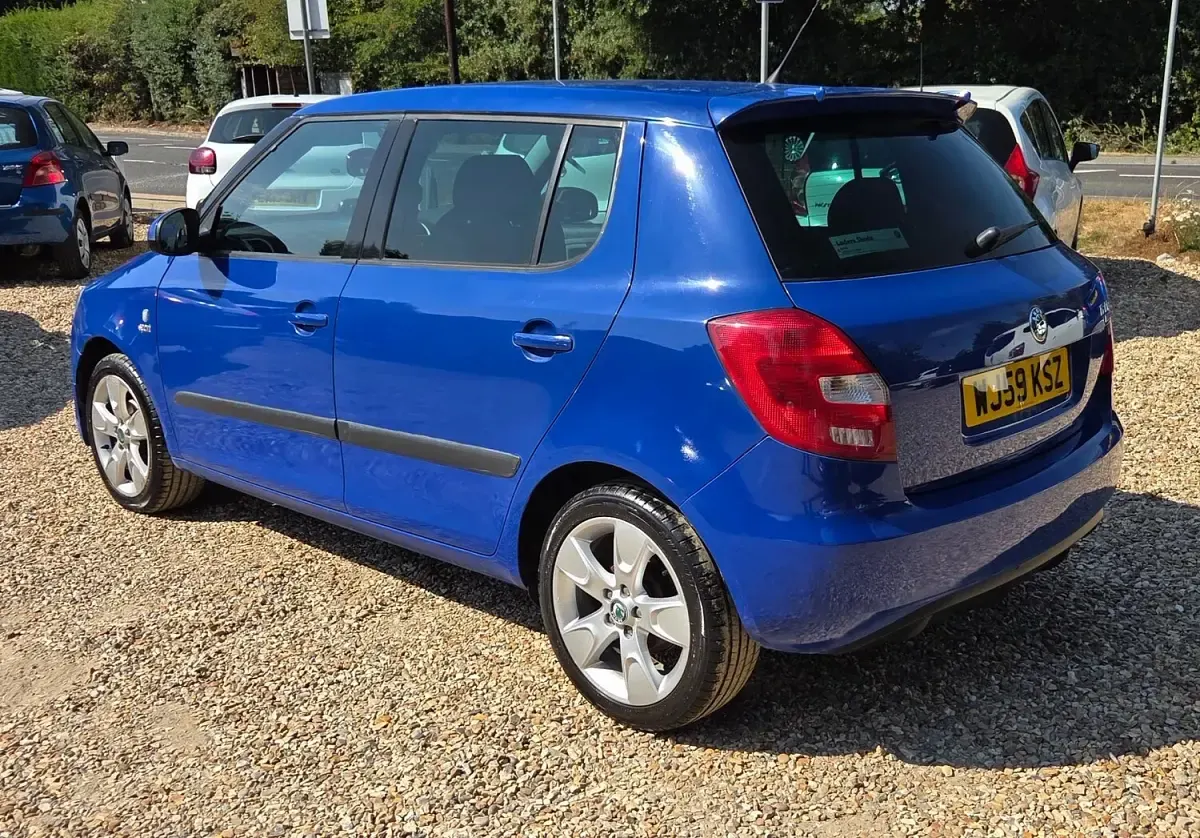 Used Skoda Fabia Sport 2009 Blue Hatchback