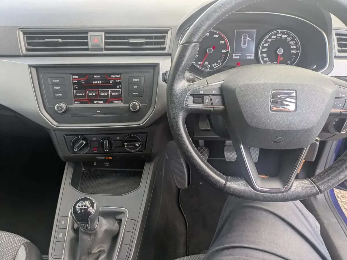 Used Seat Ibiza SE 95 HP (69 kW) 2017 Blue Hatchback