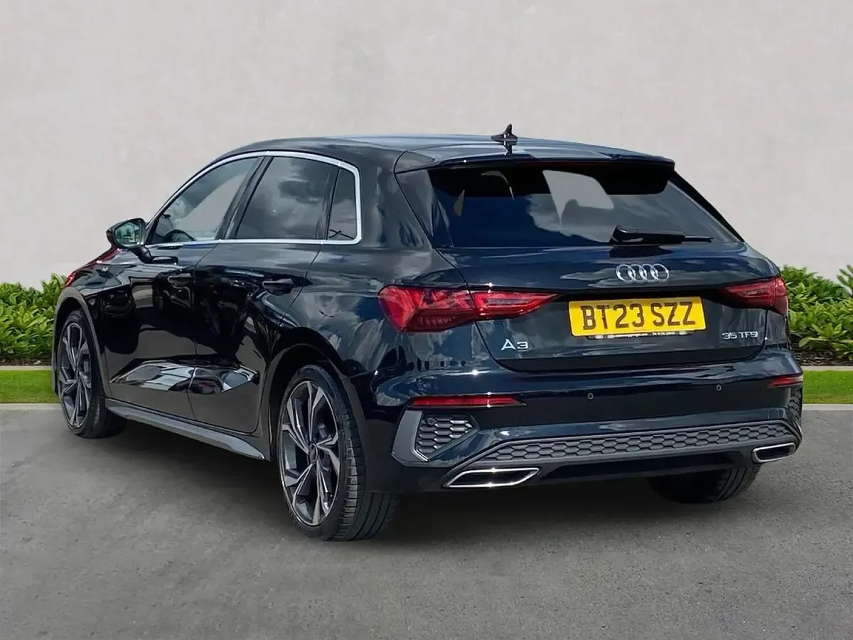Used Audi A3 S-Line 150 HP (110 kW) 2023 Black Sedan