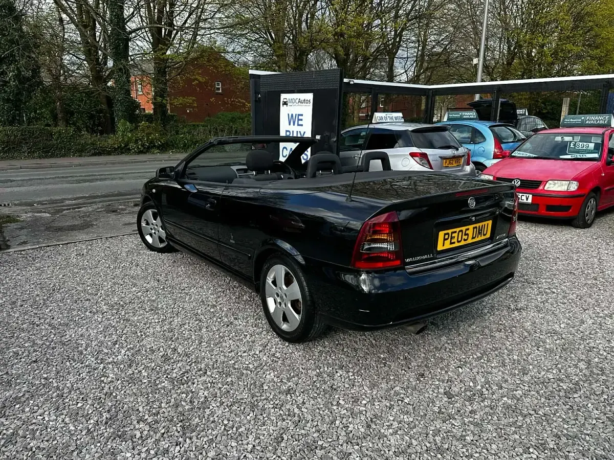 Used Vauxhall Astra Cabriolet 2005 Black Cabriolet