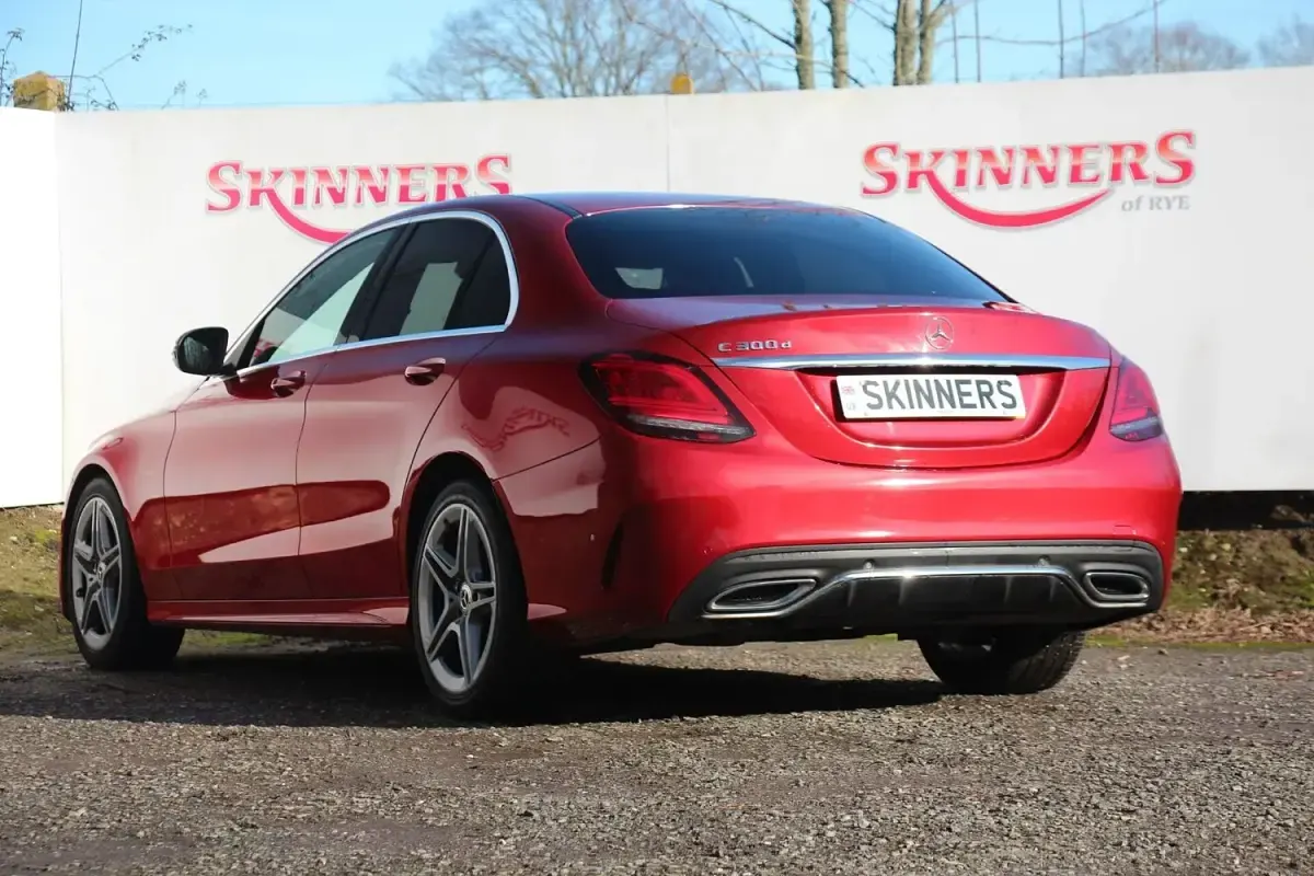 Used Mercedes C300 AMG Line Premium 2019 Red Sedan