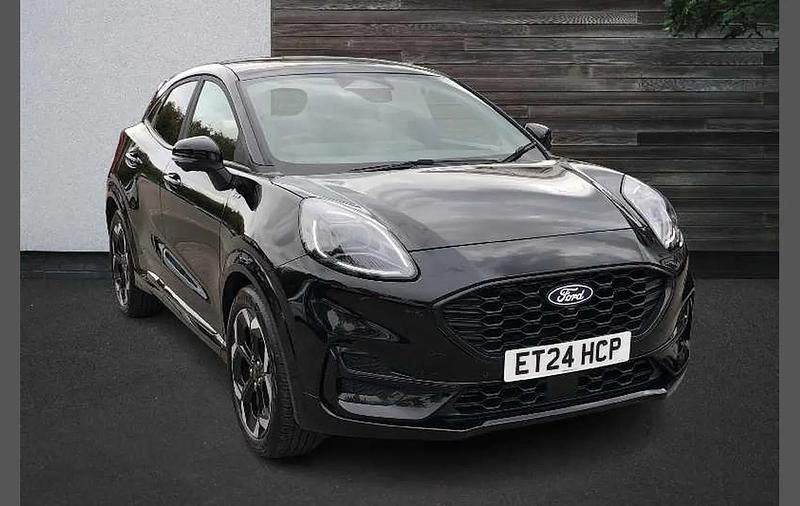 Black Used 2024 Ford Puma Gen-E ST-Line X SUV | £23,390 (Expensive) - Image 1/4