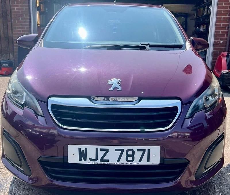 Used Peugeot 108 Active 68 HP (50 kW) 2015 Purple Hatchback