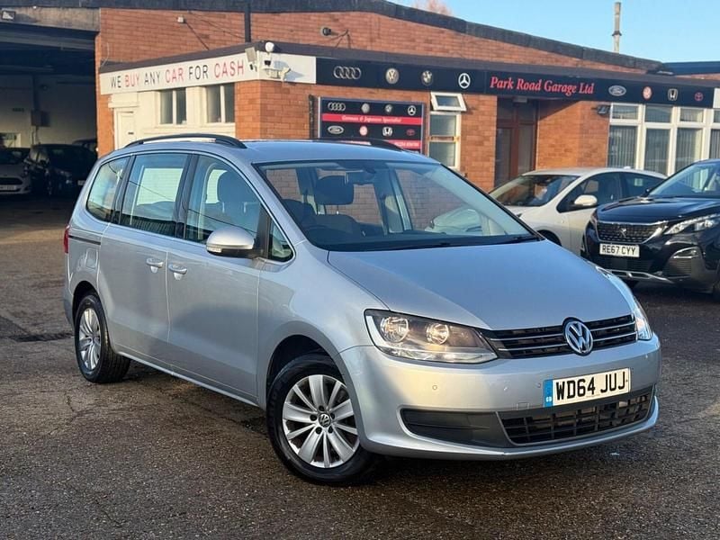 Silver Used 2015 VW Sharan SE MPV | £8,490 (Good price) - Image 1/4