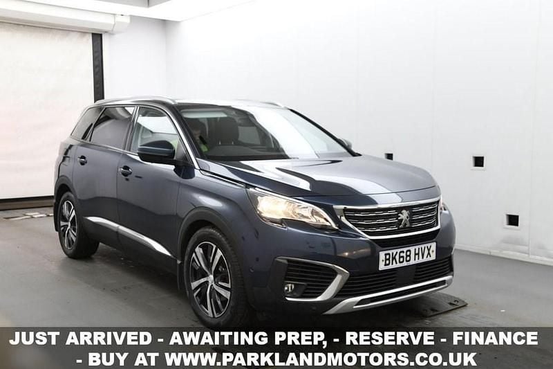 Blue Used 2018 Peugeot 5008 Allure MPV | £13,795 (Fair price) - Image 1/3