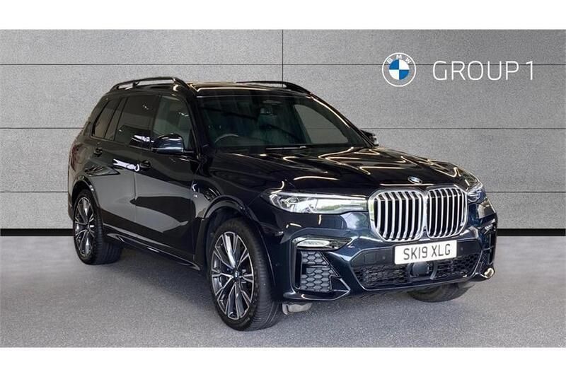 Carbon black Used 2019 BMW X7 M Sport SUV | £43,395 (Fair price) - Image 1/4